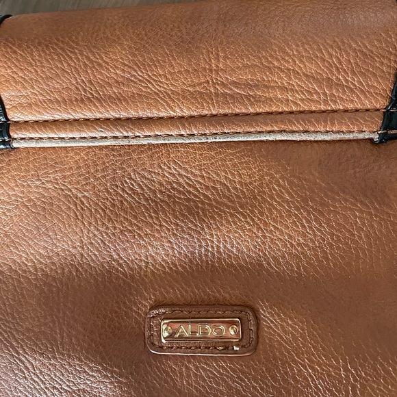 Aldo tan, cream and black cross body purse - Picture 3 of 5